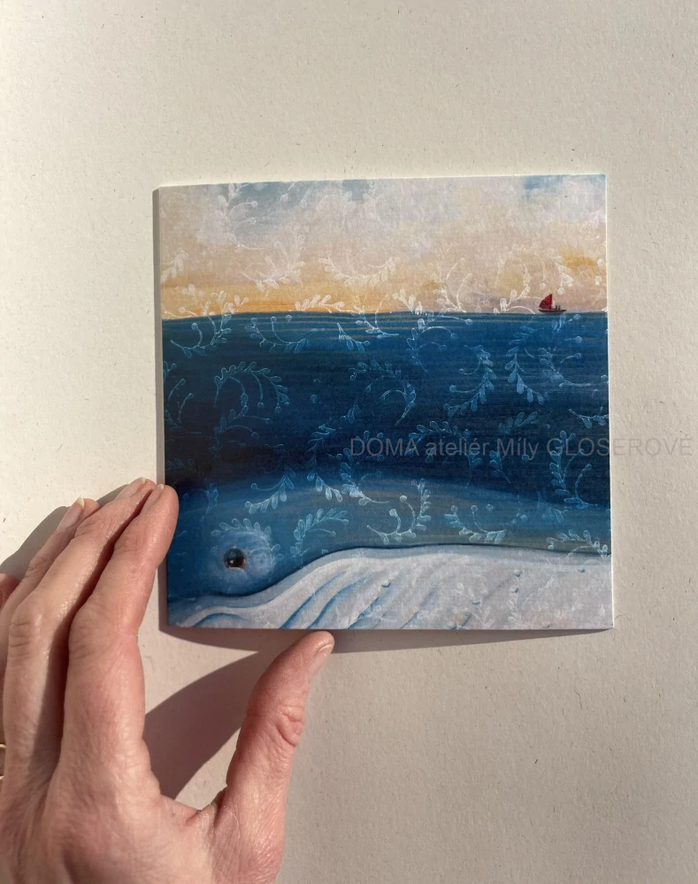 PŘÁNÍ "Velryba a loďka"