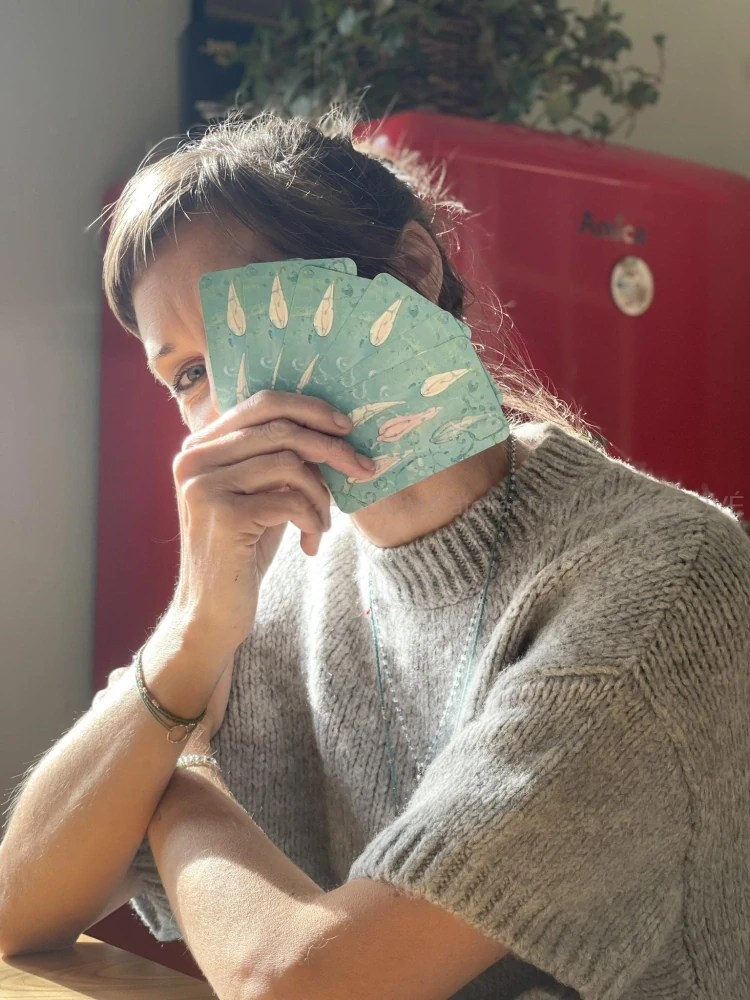 Mariášové karty "PRŠÍ ANDĚLÉ" modré