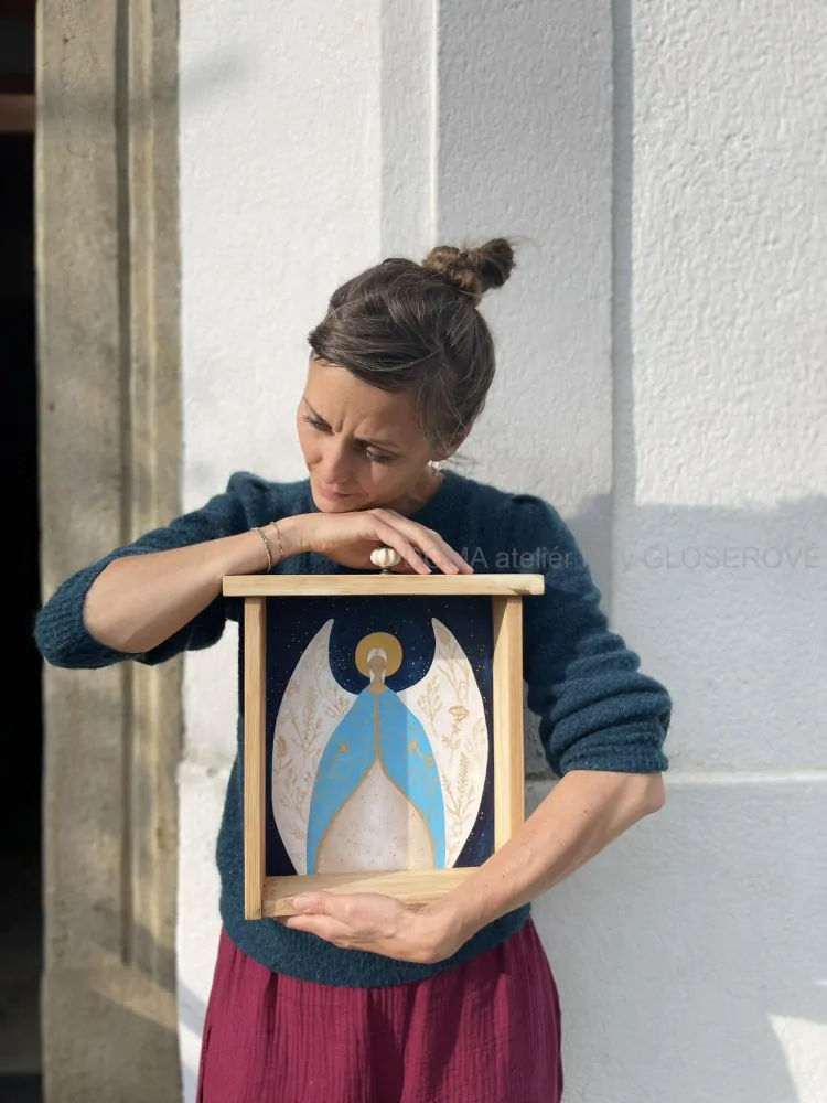 Šuplík poličkou "Anděl" PRODÁNO