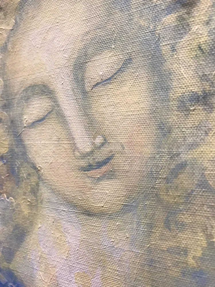 Obraz Modrá Madonna alias Svatá Kateřina PRODÁNO
