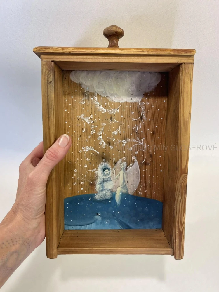Šuplíček poličkou "Eskymáček" PRODÁNO