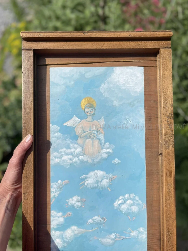 Šuplík poličkou "Život na obláčku" PRODÁNO