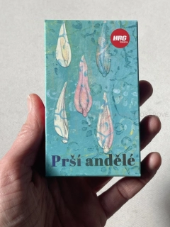 Mariášové karty "PRŠÍ ANDĚLÉ" modré